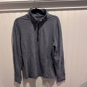 Lululemon Athletica Gray Quarter-Zip Pullover